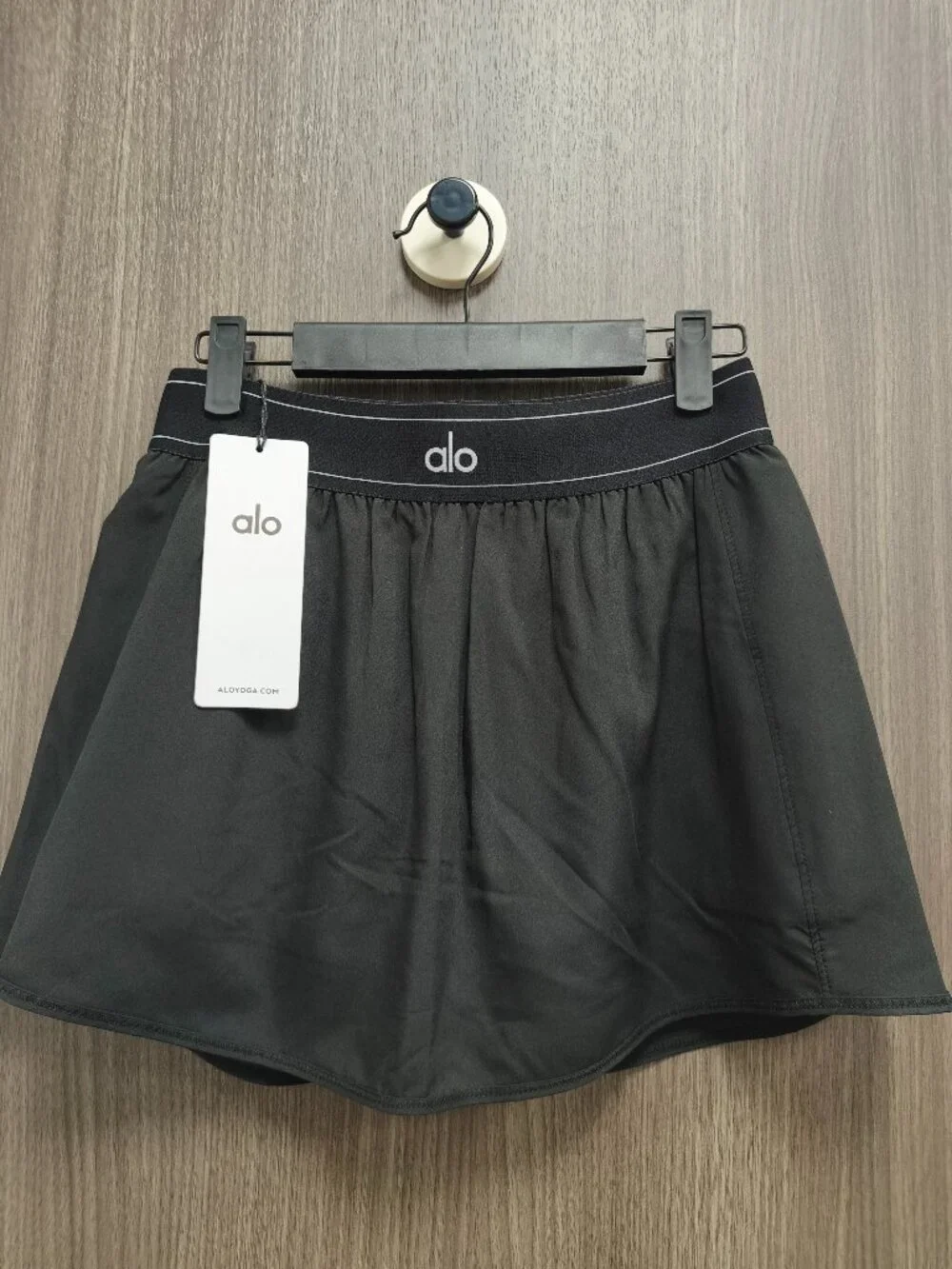 Alo Yoga Match Point Black Tennis Skirt💗Versatile sporty style🏃🏻‍NWT